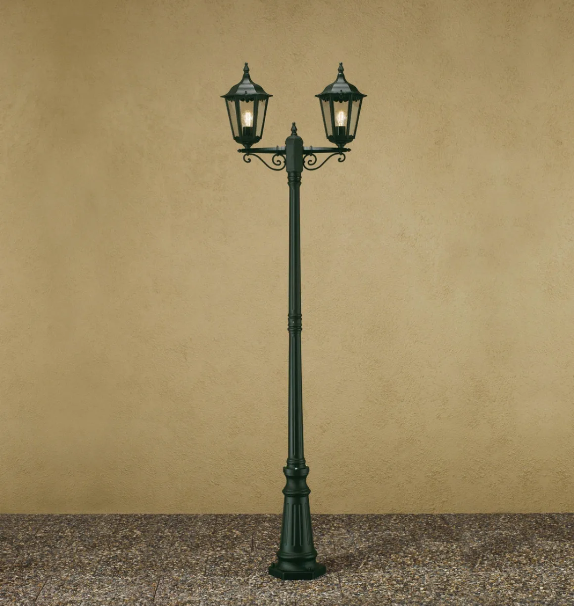 Firenze 2-arm stolpe Grønn 220cm