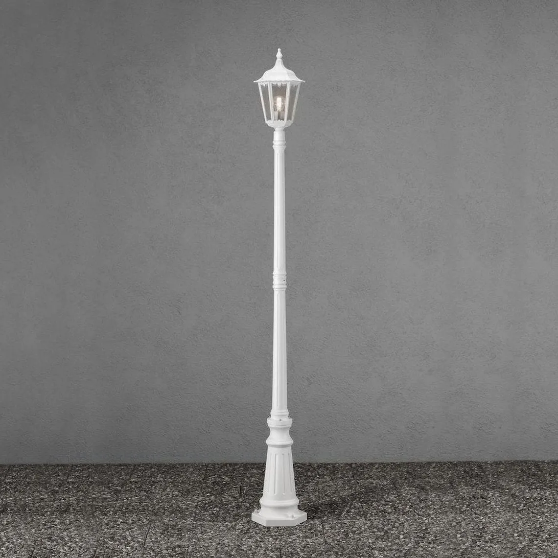Firenze stolpe - Hvit 210cm