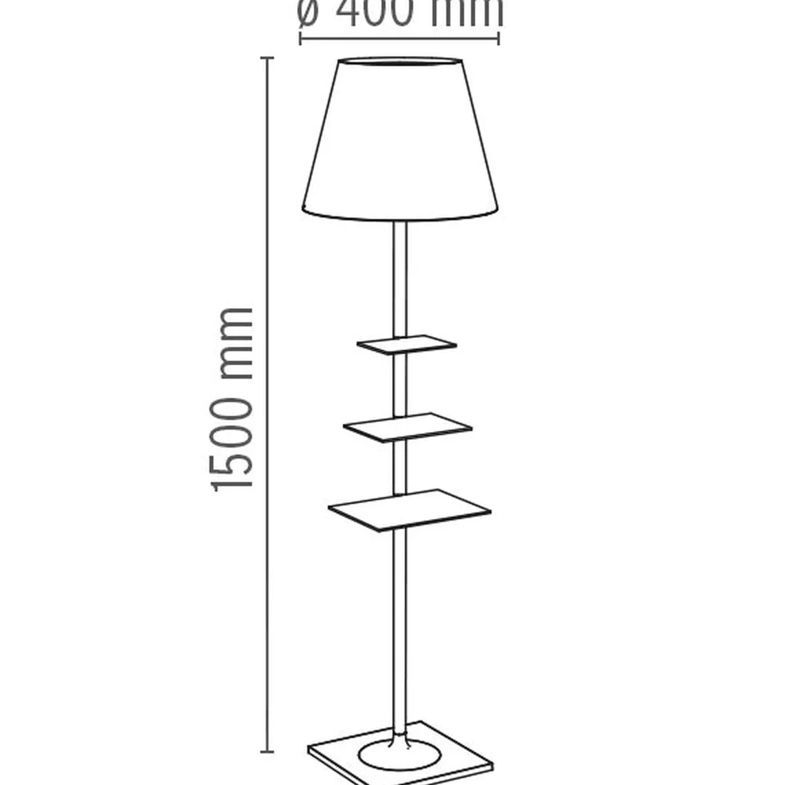 Flos Bibliotheque Nationale gulvlampe