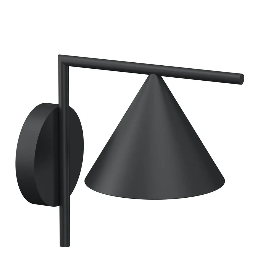 Flos Captain Flint utendørs vegglampe - svart