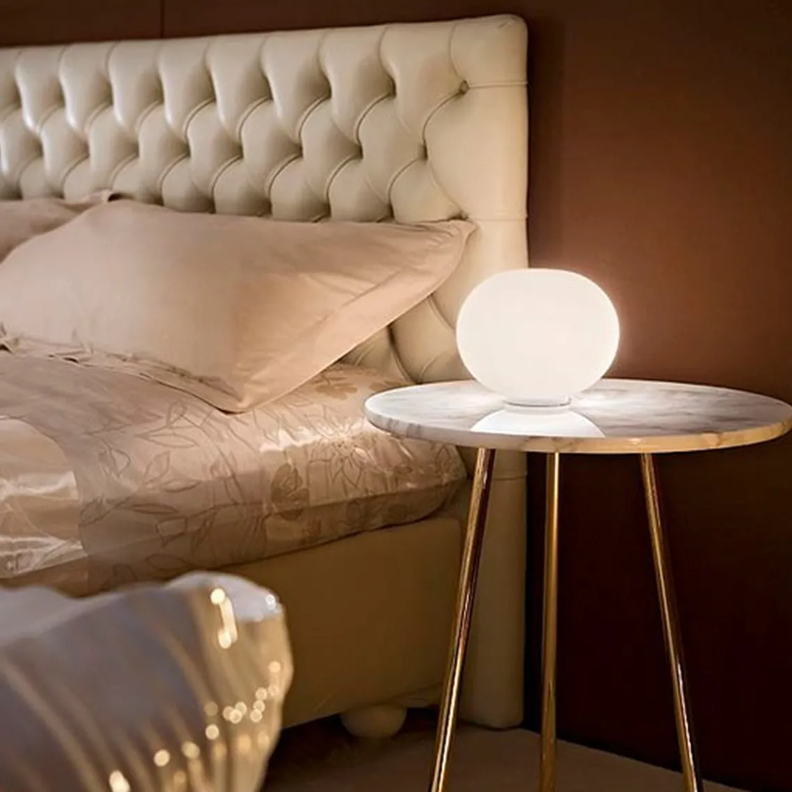 Flos Glo-Ball Basic 1 bordlampe - 33cm - med dimmer