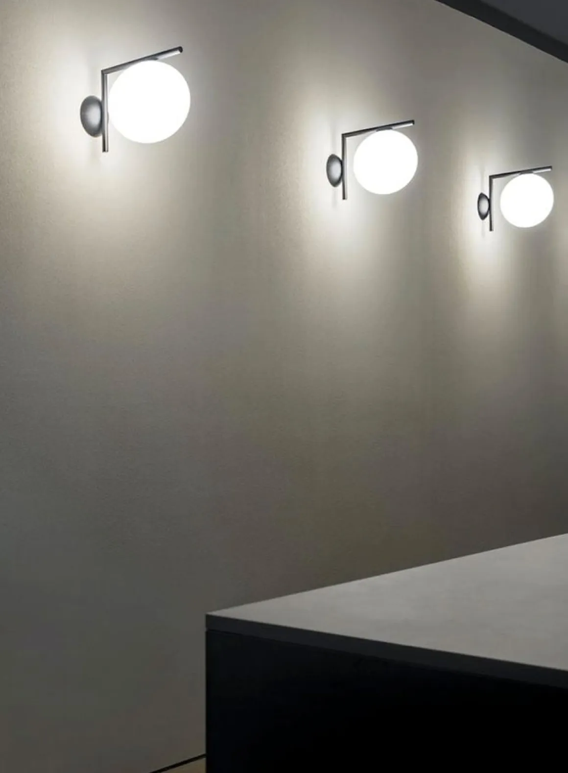 Flos IC w1 utendørs vegglampe
