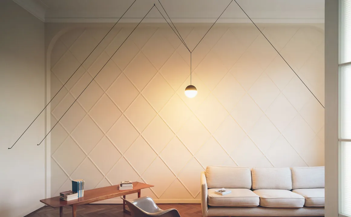 Flos String Light taklampe - Sphere - 12m