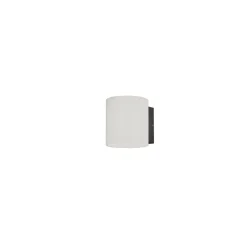 Foggia vegglampe opp/ned utendørs IP54 10W - Antrasitt grå/Opal