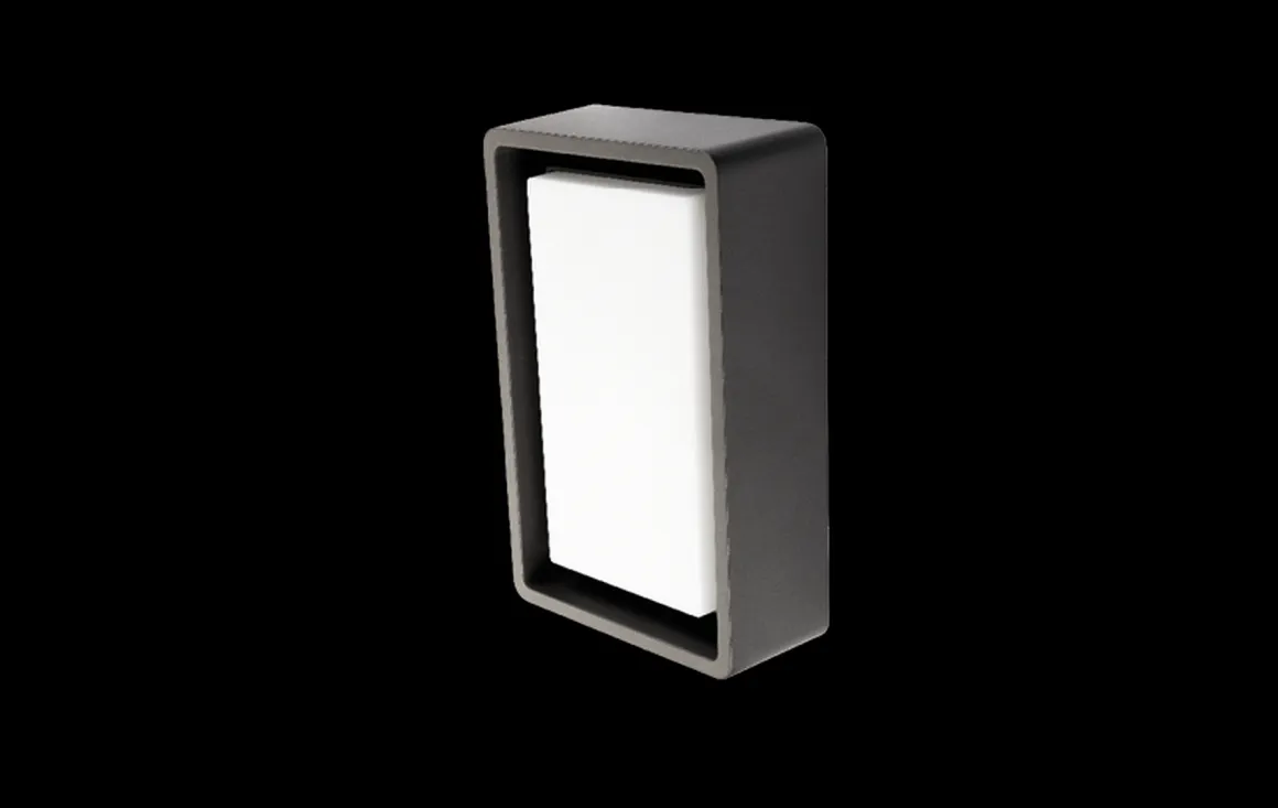 Frame mini vegglampe 6,5W 4000 Kelvin IP66 Dimbar - Grafitt