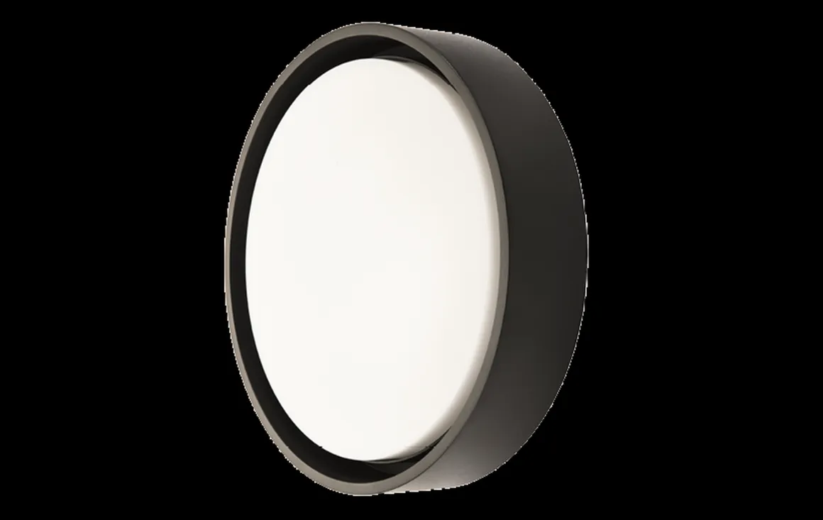 Frame round maxi vegg/taklampe 22W 3000 Kelvin IP66 Dimbar