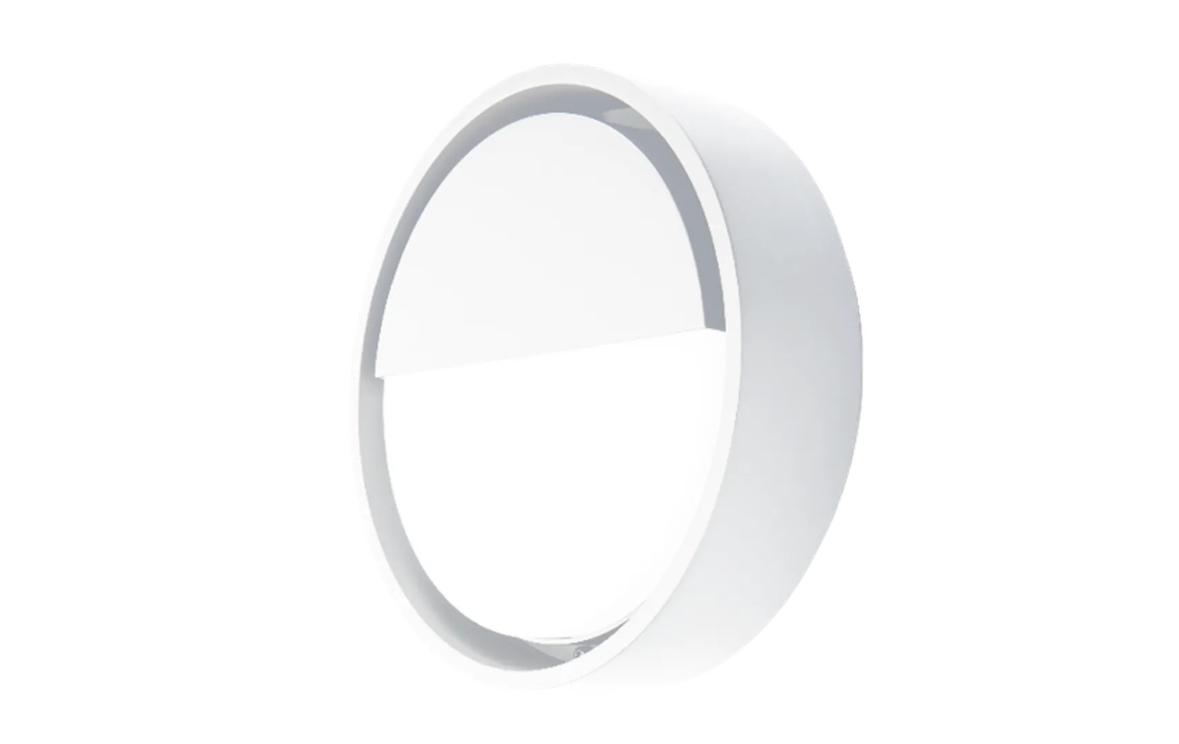 Frame round vegglampe 7W 3000 Kelvin IP66 Dimbar