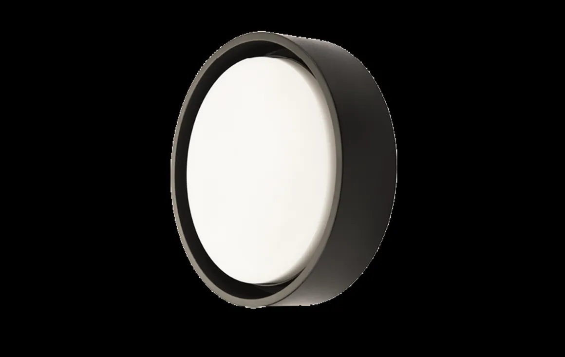 Frame round vegg/taklampe 7W 3000 Kelvin IP66 Dimbar