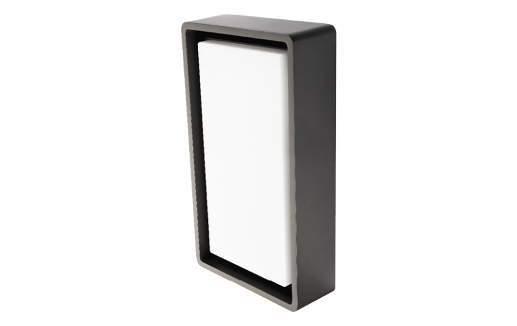 Frame vegg/taklampe 8W LED m/sensor
