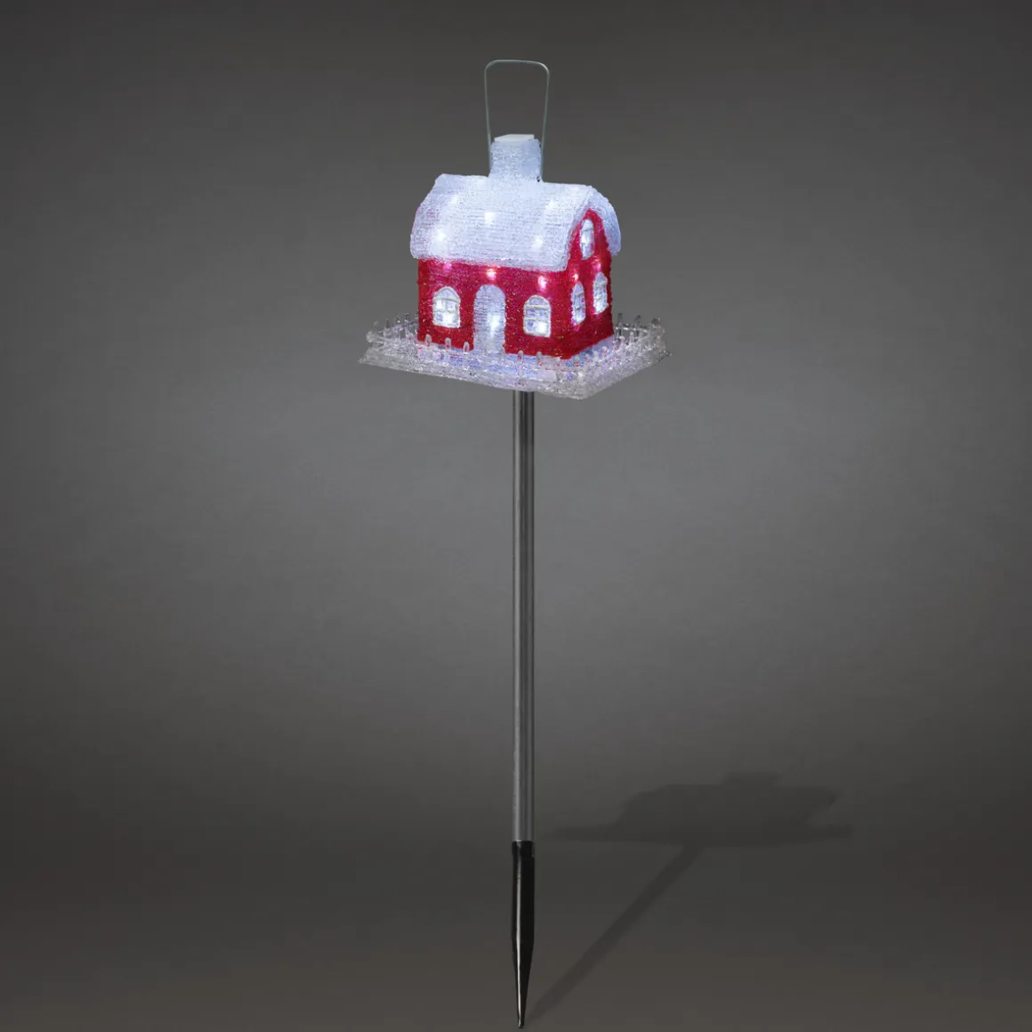 Fuglehus med LED lys