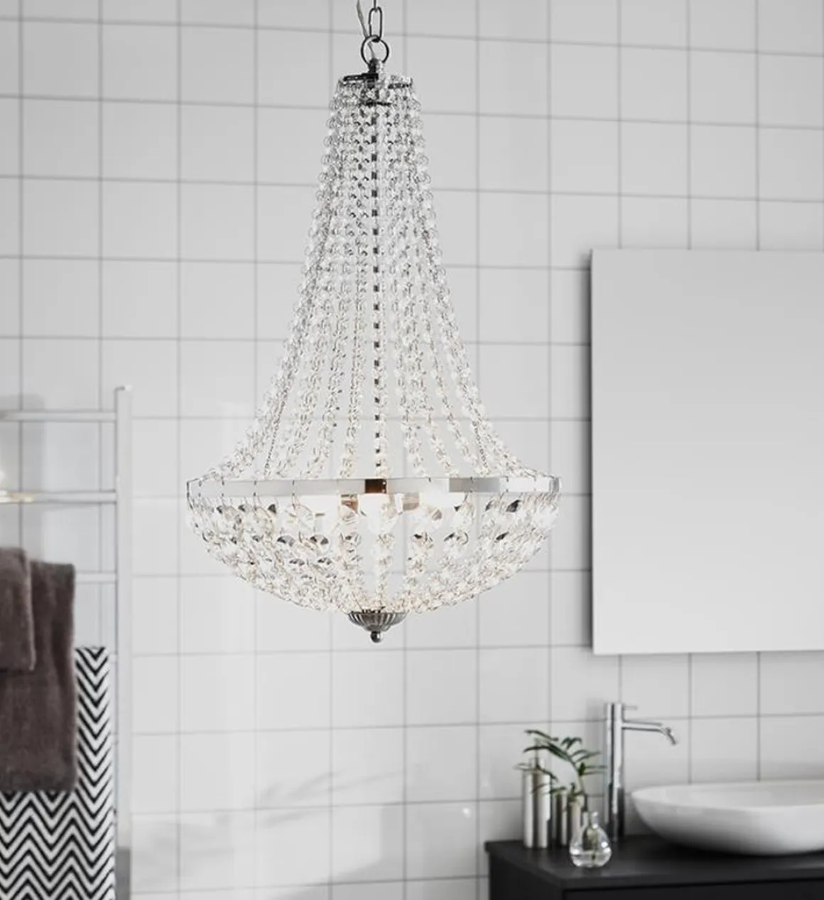 Gransø lyskrone 40cm IP44 - Krom - Krom