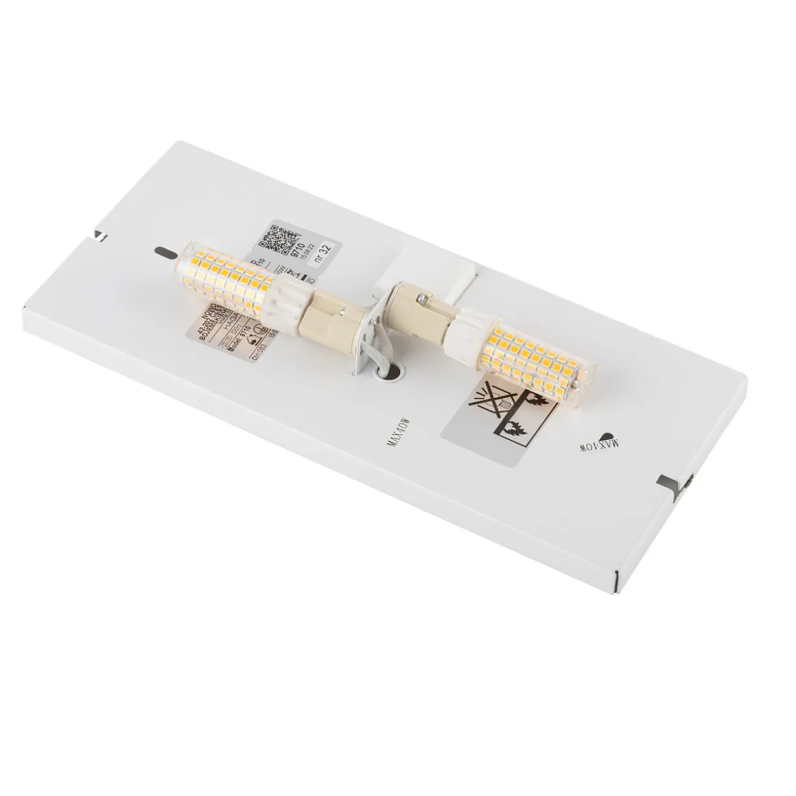 Haga vegglampe opp/ned lys - Gullfarget