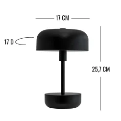 Haipot oppladbar bordlampe 3000 Kelvin 3W IP44