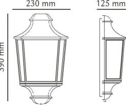 Hamlet vegglampe