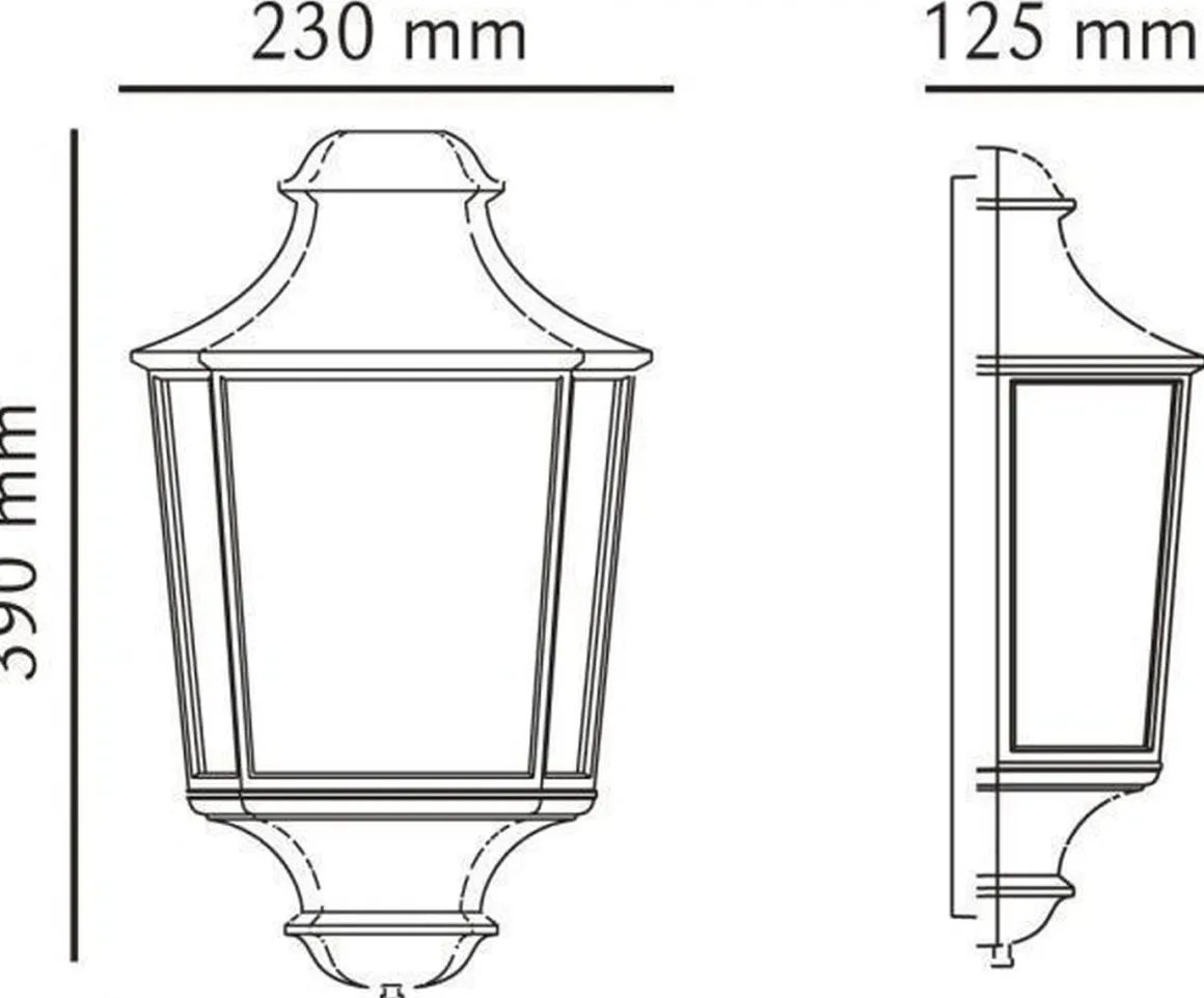 Hamlet vegglampe