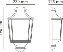 Hamlet vegglampe