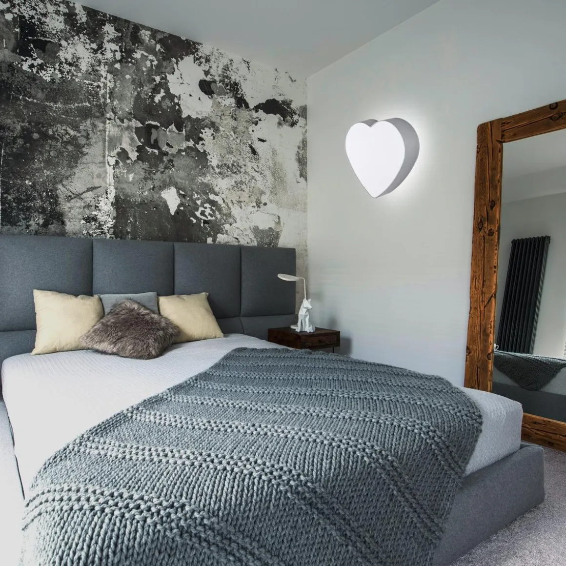 Heart vegglampe