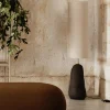 Hebe Gulvlampe Mørk grå/Natur