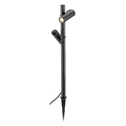 Helia slim dobbel spot med jordspyd 2x6W 3000 Kelvin IP65