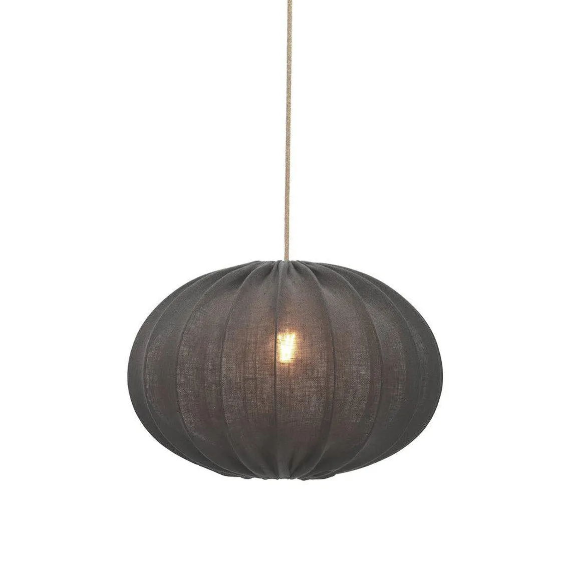 Hilma lampeskjerm 50 cm - Svart