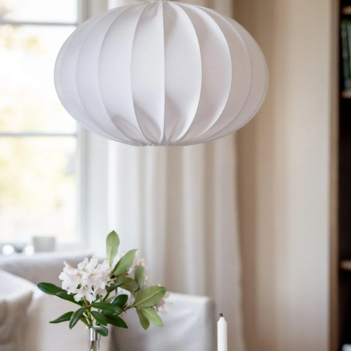 Hilma taklampe 50 cm - Hvit