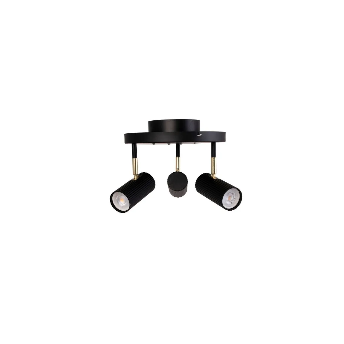 Hubble 3 taklampe rund - Svart