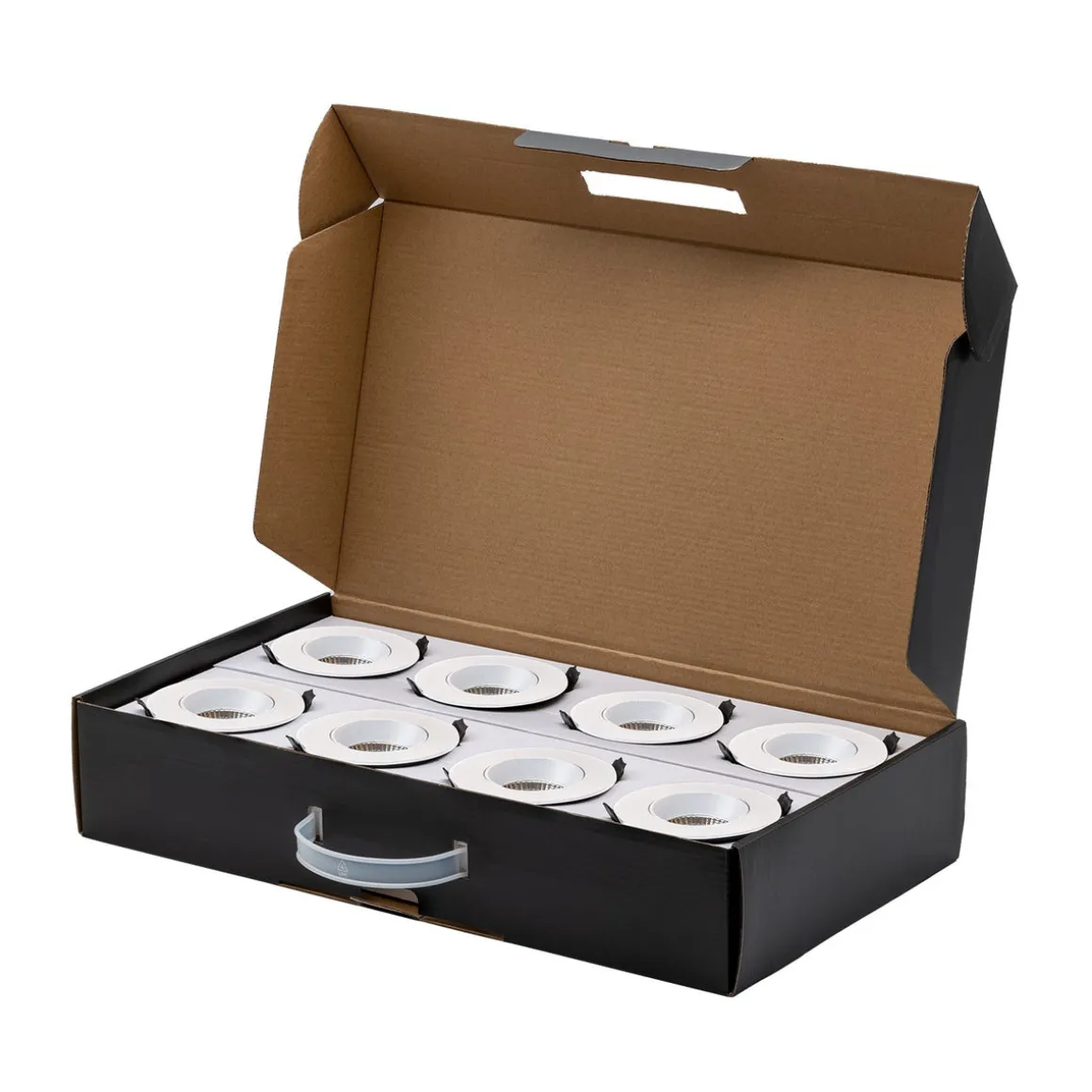 Icarus lavtbyggende downlight Isosafe 7W RA95 2700K 68-83 mm dimbar 8 pakning - Hvit