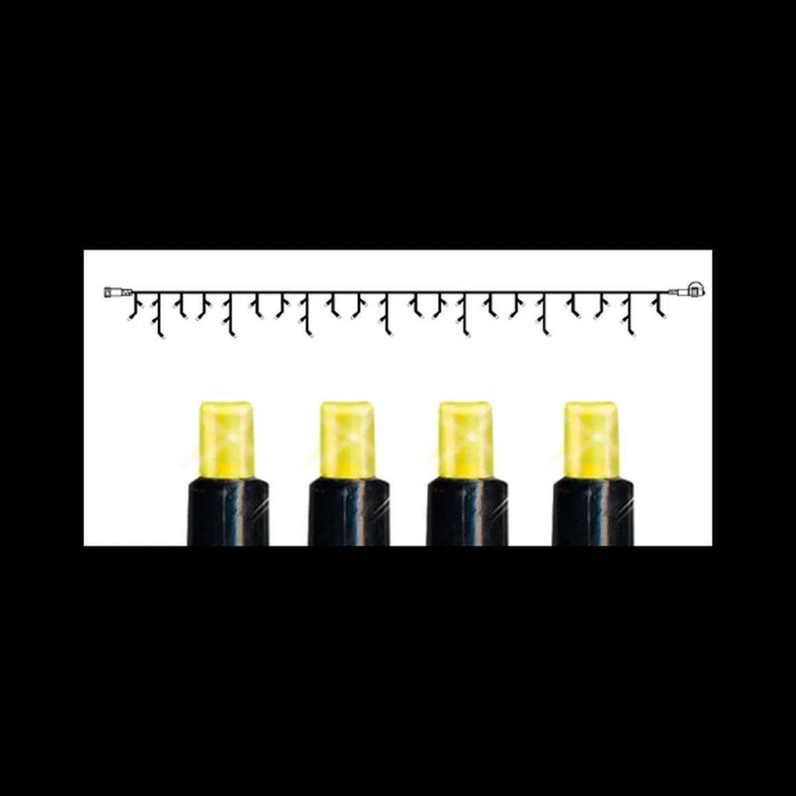 Istapp slynge 3 meter System 24 - Varmhvit