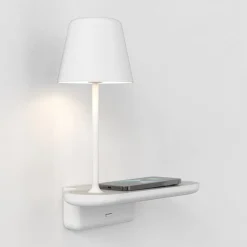 Ito vegglampe med trådløs lader og USB