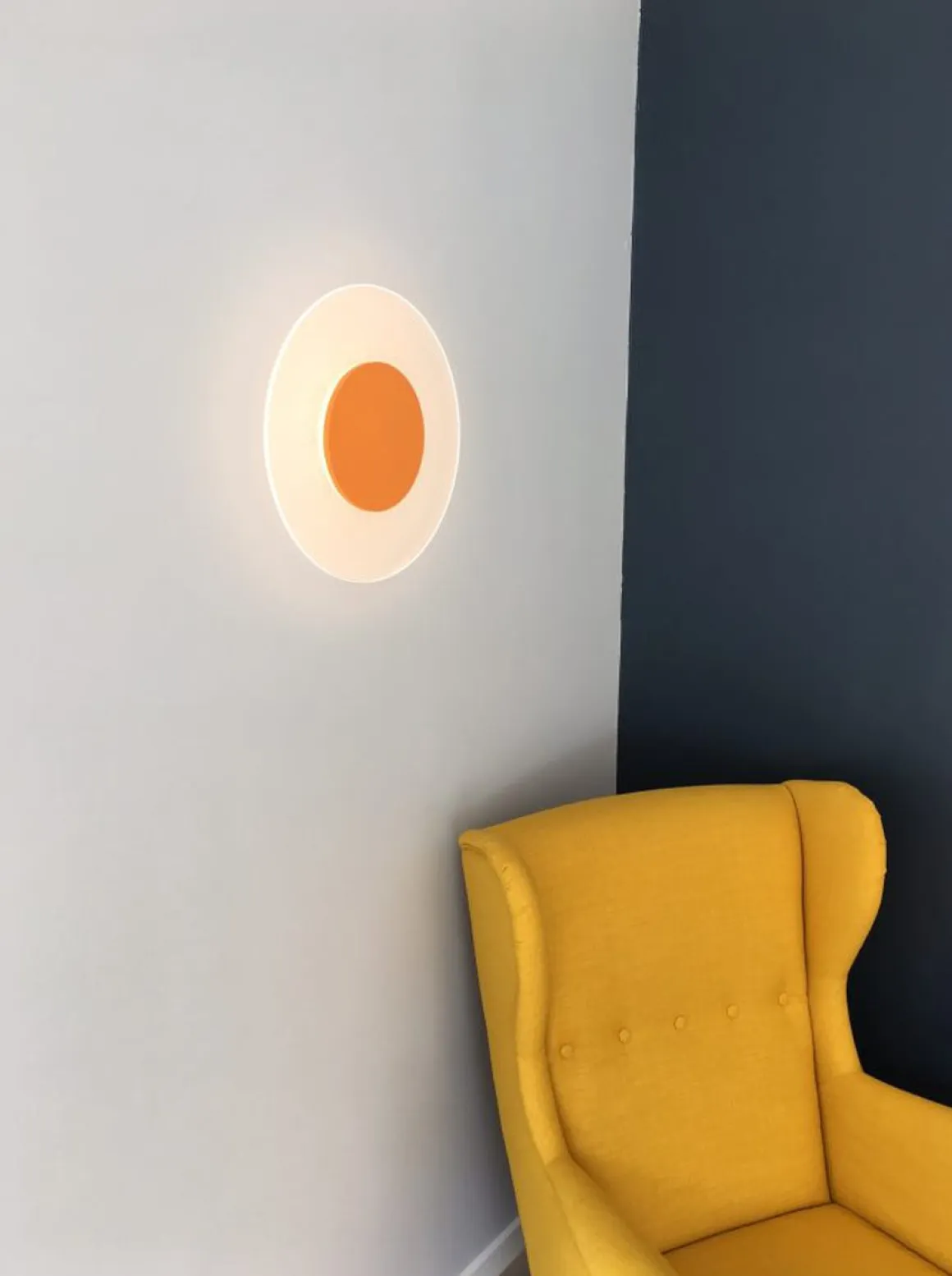 Jade vegg/taklampe 18W dimbar - Hvit
