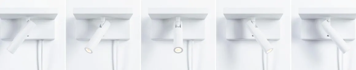 Jerik vegglampe 2,4W 3000 Kelvin med USB - 3 step dim