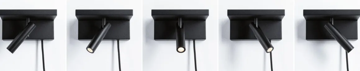 Jerik vegglampe 2,4W 3000 Kelvin med USB - 3 step dim