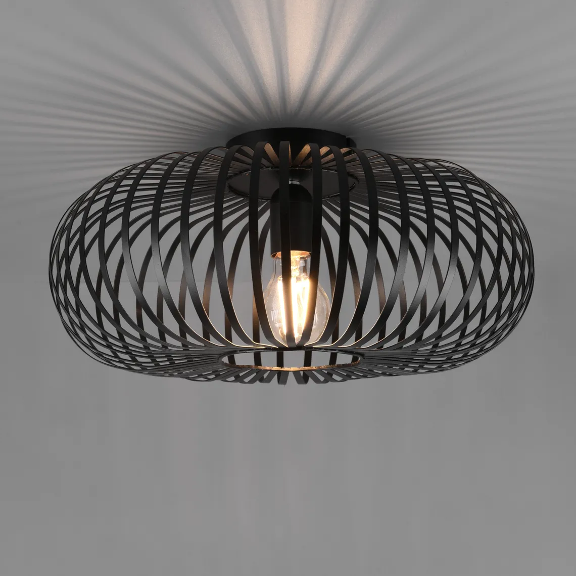 Johann taklampe 40 - Svart