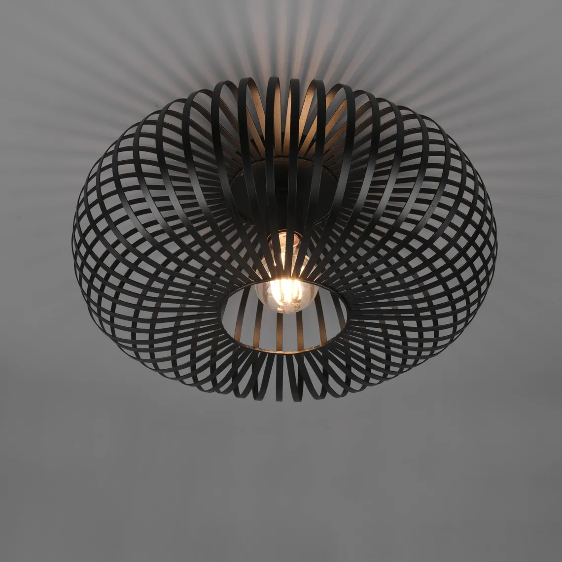 Johann taklampe 40 - Svart