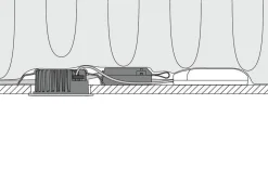 Junistar Eco IsoSafe 6W LED 2700K - Matt hvit
