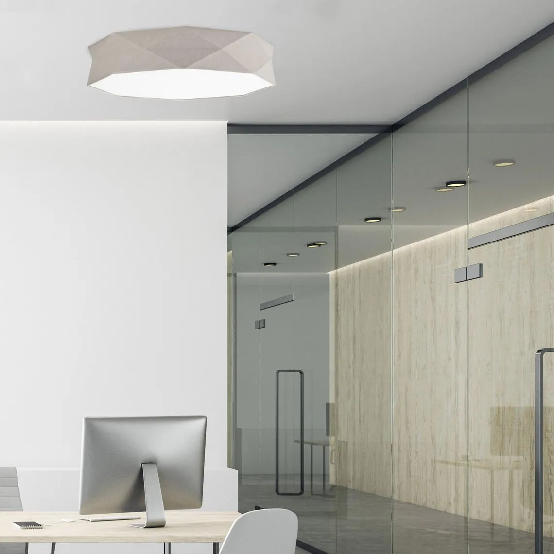 Kantoor taklampe 78 cm