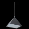 Kare taklampe Svart