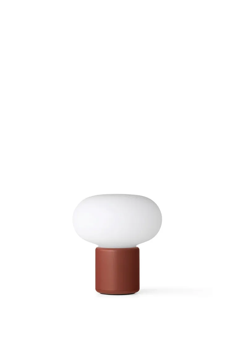 Karl-Johan bærbar bordlampe - Rød