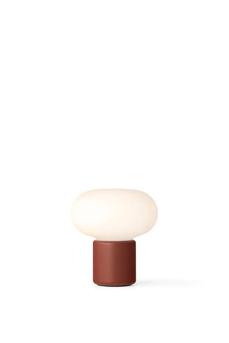 Karl-Johan bærbar bordlampe - Rød