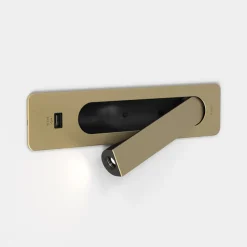 Keta vegglampe for innfelling 3,2W LED m/USB