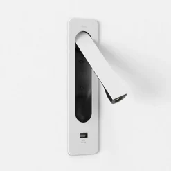 Keta vegglampe for innfelling 3,2W LED m/USB