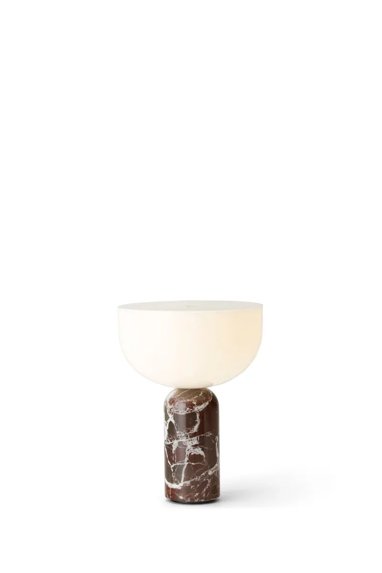 Kizu Portable bordlampe - Brun Marmor