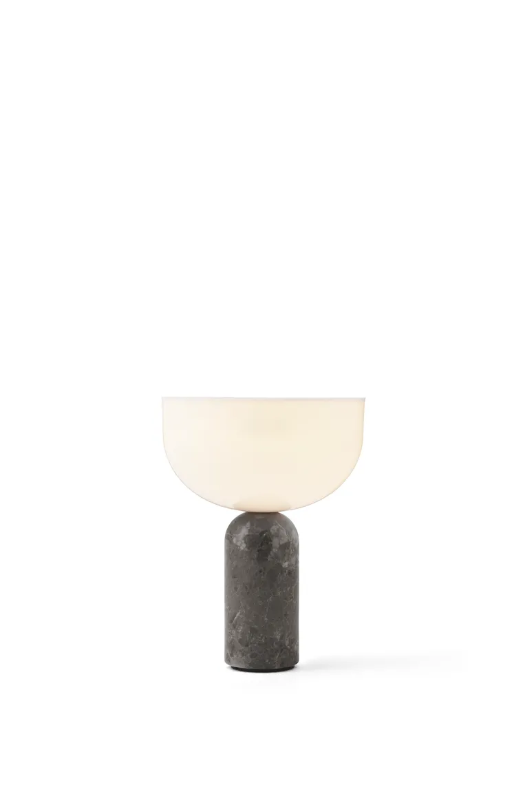 Kizu Portable bordlampe - Grå marmor