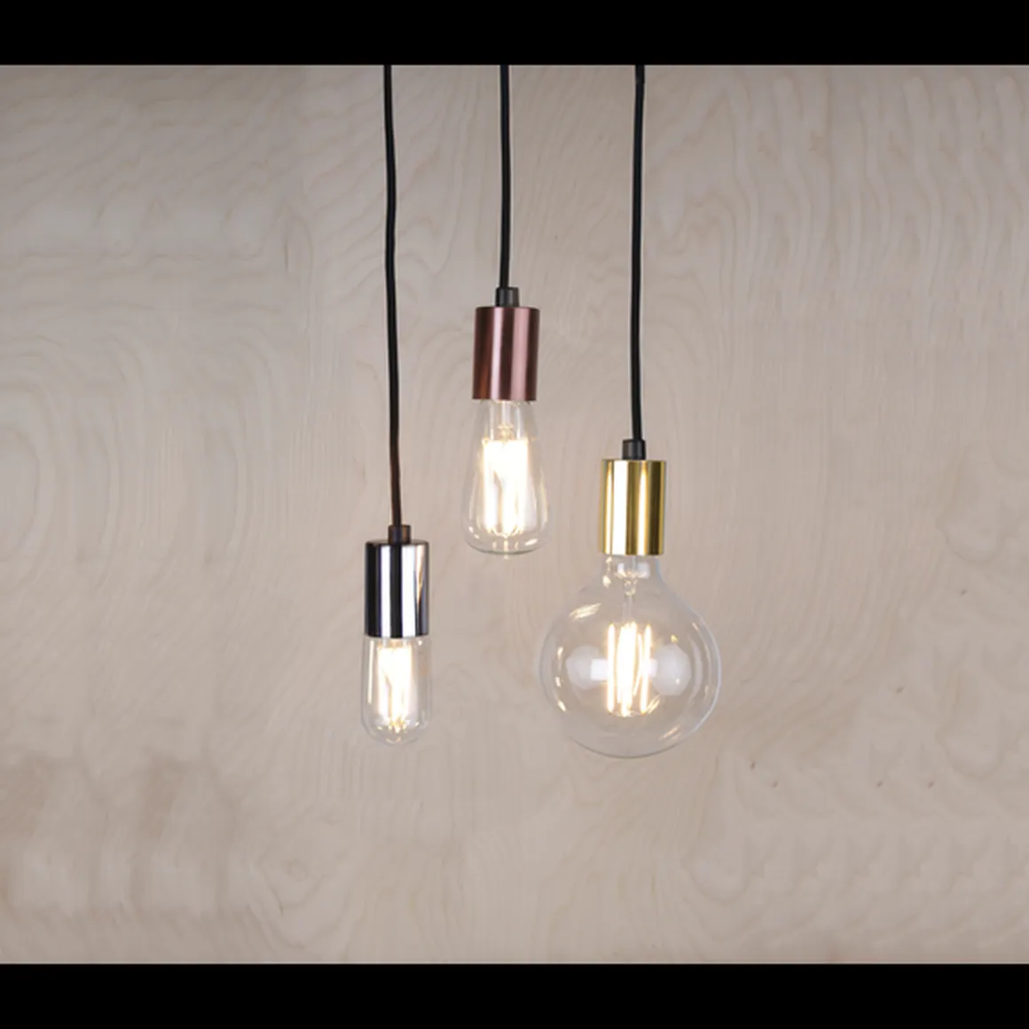 Klar Glob LED Filament 125mm