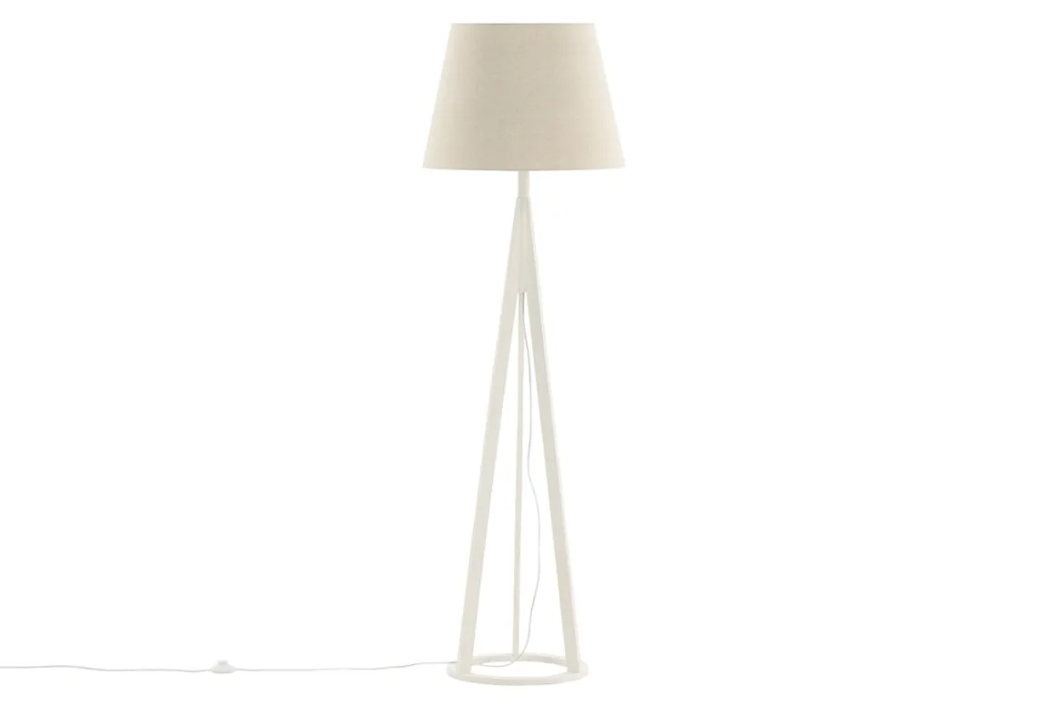 Kona gulvlampe 160 cm - Hvit