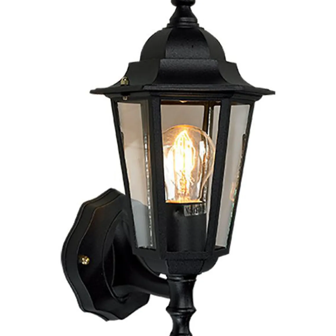 Kristiansand vegglampe opp utendørs IP44 E27