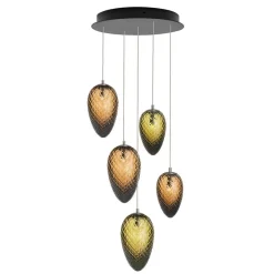 Krystallkongle grantopp 5 takpendel