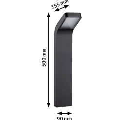 Kulma pullert utendørs IP44 7,5W 3000 Kelvin 50 cm