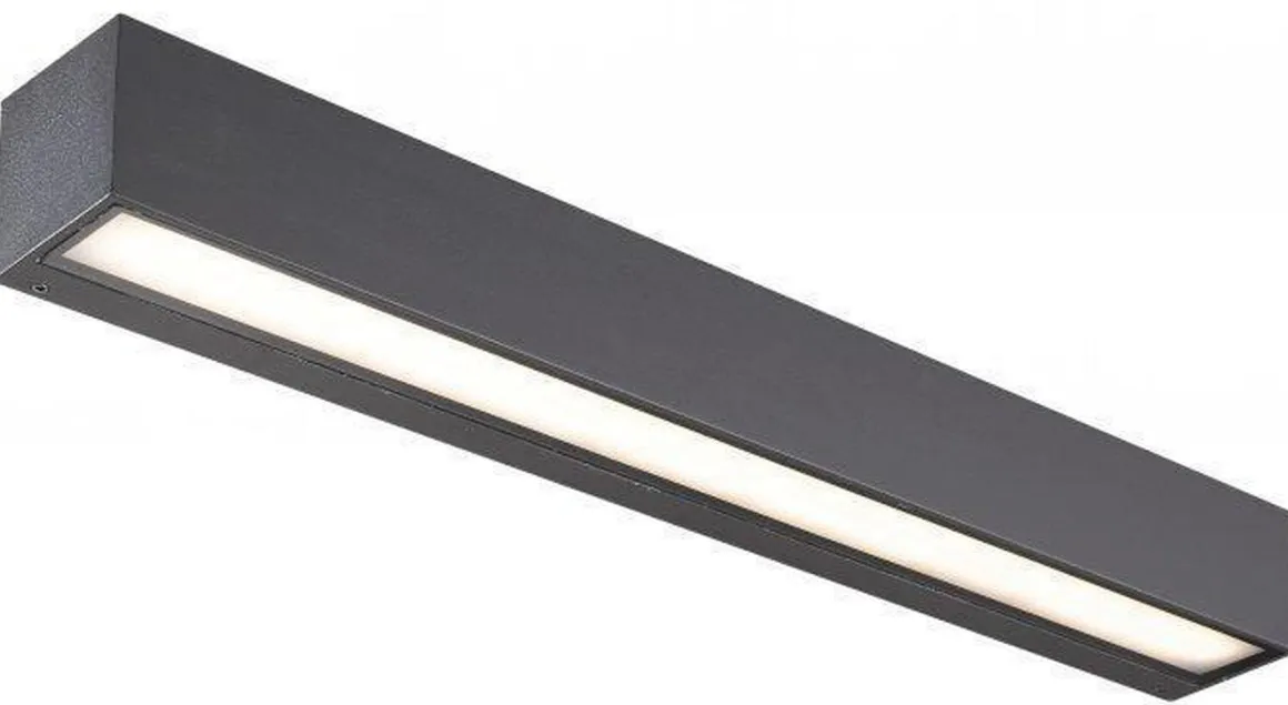 Kyoto 50 cm vegglampe ned - Antrasitt