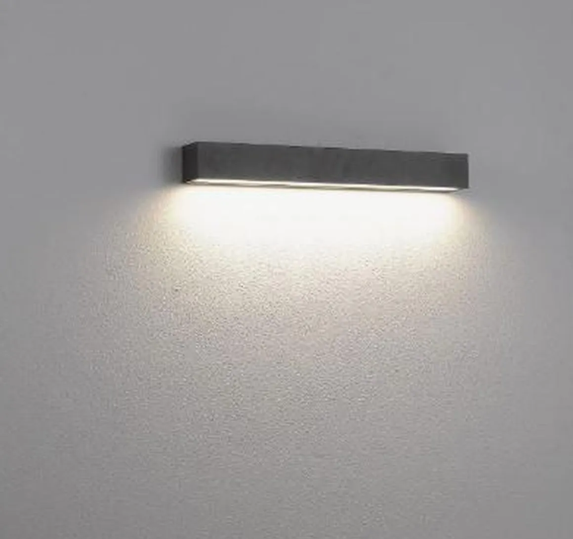 Kyoto 50 cm vegglampe ned - Antrasitt